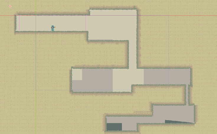 The Artist made a really cool level from the sketch. I loved the color palette